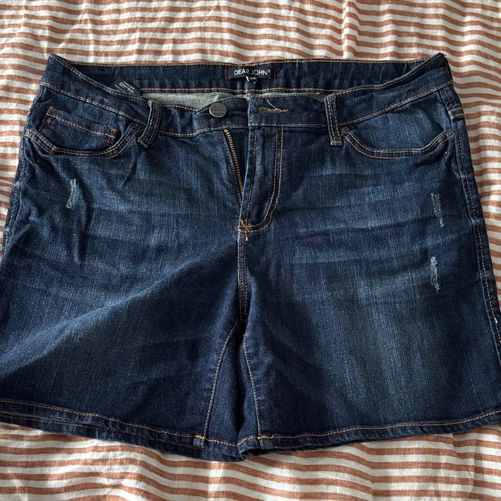 Dear John Women's Jean Shorts - Deep Indigo